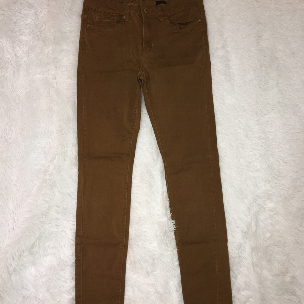 Dark Khaki Skinny Jeans